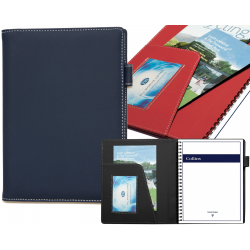A5 Padfolio Folio Case Organiser Conference Folder Notebook Business Card Holder