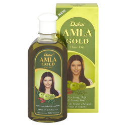 Dabur Amla Gold Hair Oil for Long Soft Smooth Strong Hair Promotes Hair Growth