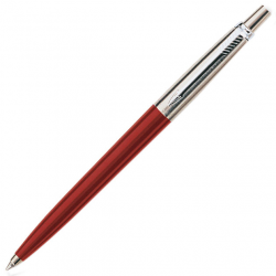 Parker Jotter Standard Ballpoint Ball Pen Stainless Steel Red (Blister Pack)