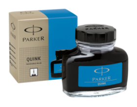 Parker Quink Ink Bottle 57ml Washable Blue S0037480