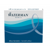 Waterman Short Size Ink Cartridges Serenity Blue - Pack of 6