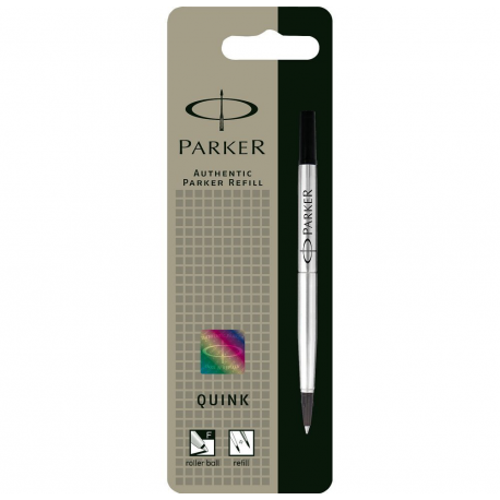 Parker Quink Rollerball Pen Refill Medium Black