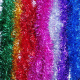 Chunky 2m Christmas Xmas Tinsel Decoration