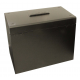 Cathedral Lockable A4 Metal Filing Box, Black