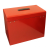 Cathedral A4 Portable File Box, Red A4RD