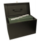 Cathedral Foolscap Metal File Box, Black HOBK