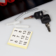 Key Cabinet Safe Box Storage for Home & Office with 20 Hooks